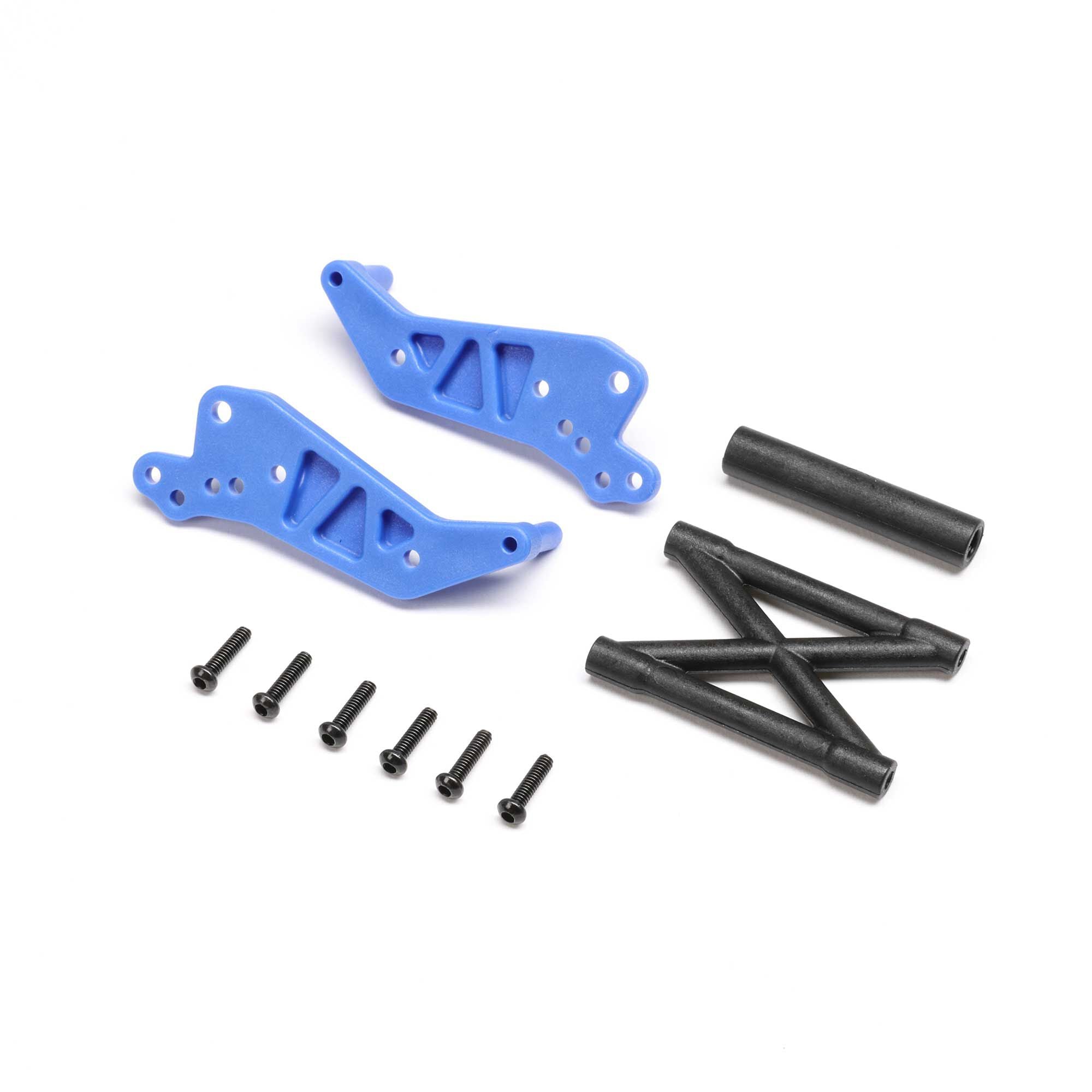 Losi Wheelie Bar Set, Blue: Mini Lmt Z-LOS211046