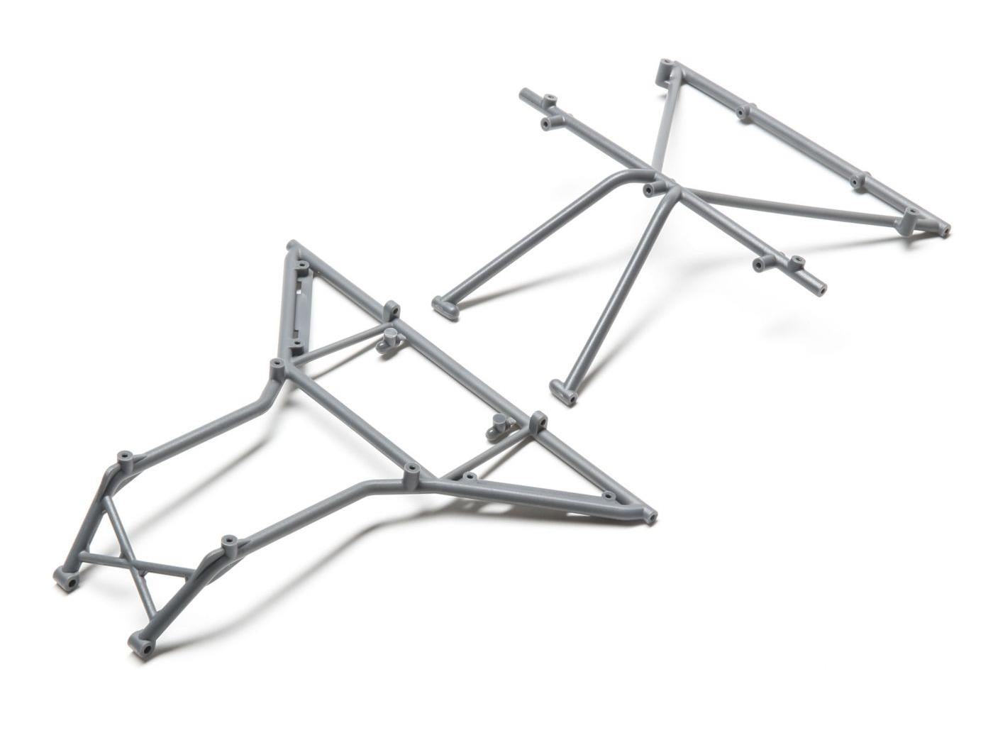 Roll Cage, Roof, Front, Grey: Rock Rey