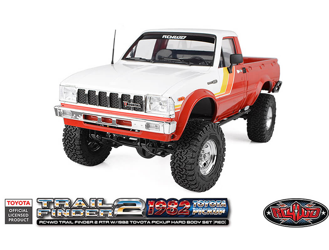 RC4WD TRAIL FINDER2 RTR WITH 1982 TOYOTA PICKUP HARD BODY RED Z-RTR0070