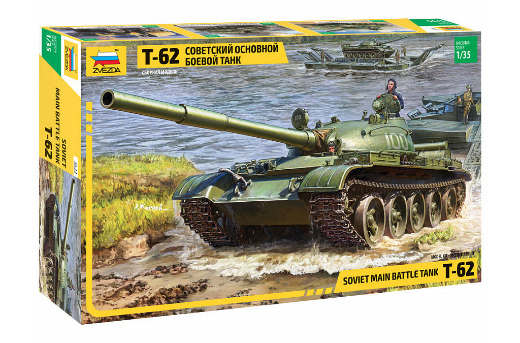 Zvezda T-62 Soviet Main Battle Tank Z3622