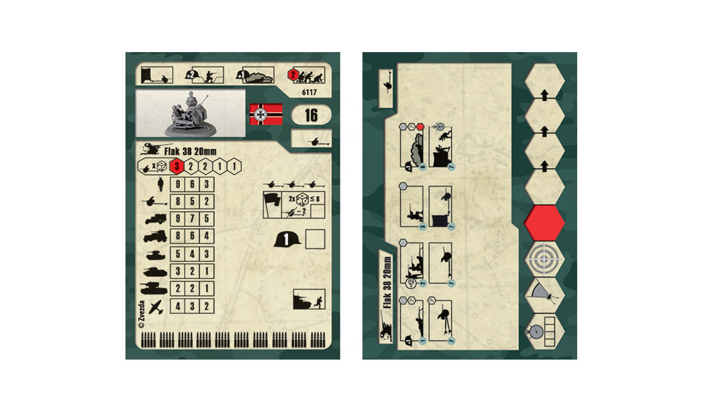 Zvezda German Anti-Aircraft Gun With Crew Z6117