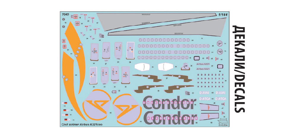 Zvezda Airbus A321 Ceo Z7040