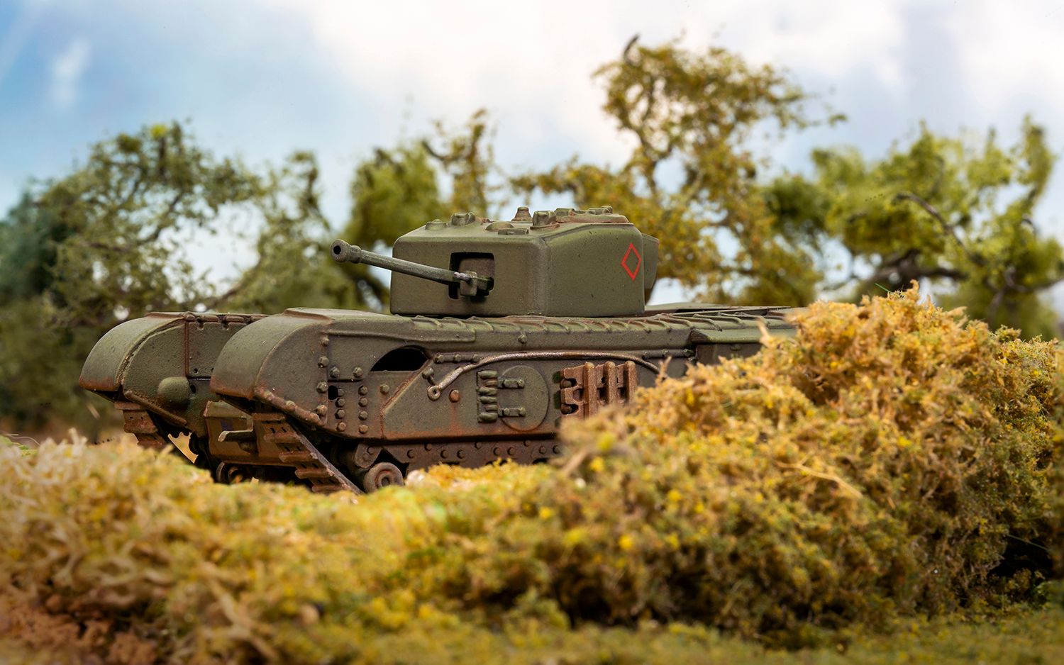 Airfix 1/76 Vintage Classic Tanks Churchill Mk.Vii Tank A01304V