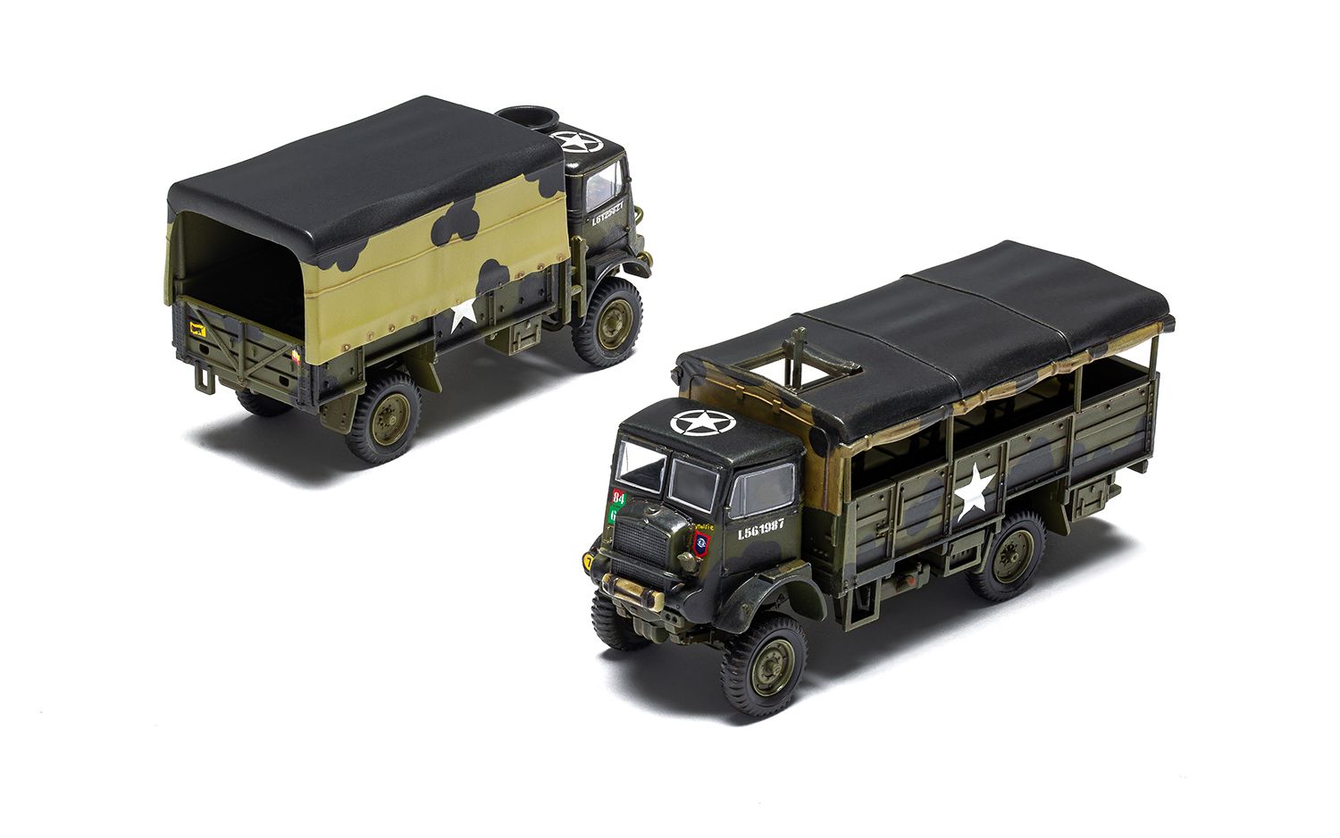 Airfix British WWII 3t 4x4 General Service & Troop Trucks (1:76)