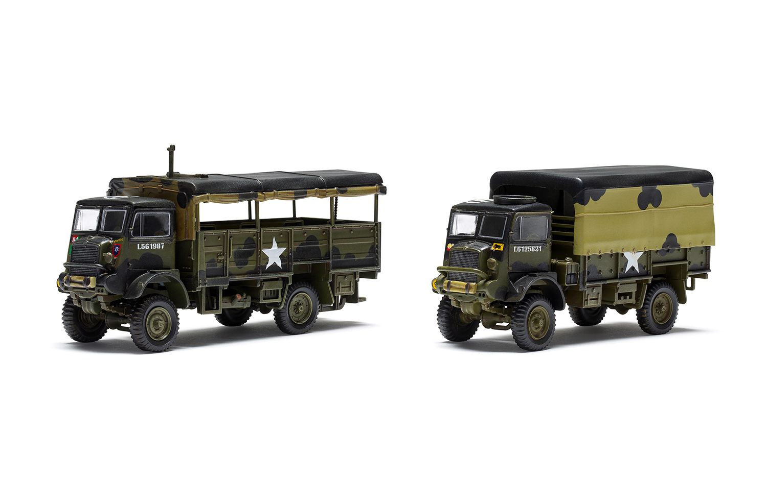 Airfix British WWII 3t 4x4 General Service & Troop Trucks (1:76)