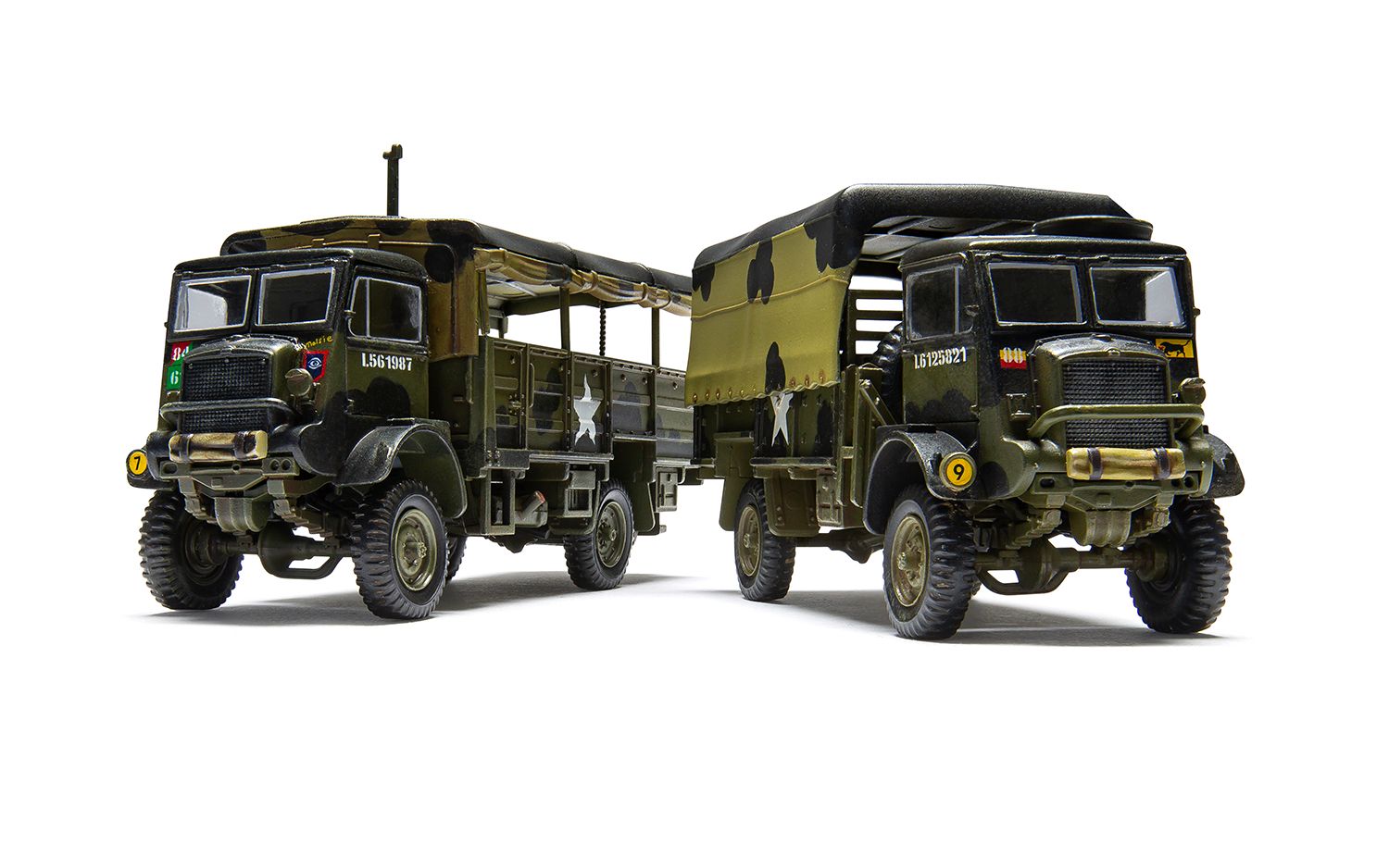 Airfix British WWII 3t 4x4 General Service & Troop Trucks (1:76)