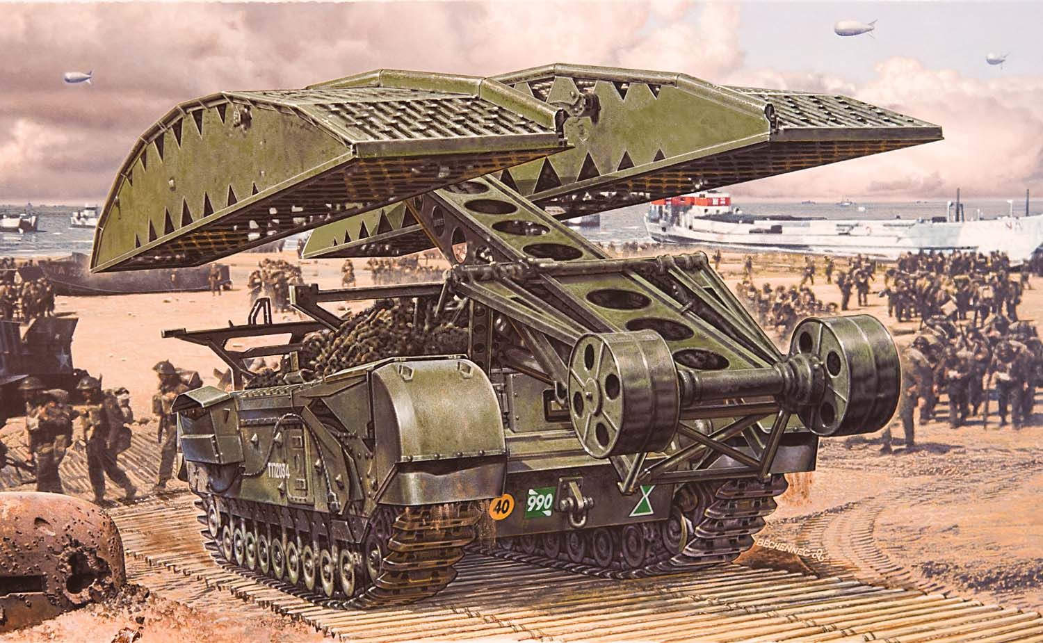 Airfix 1/76 Churchill Bridge Layer A04301V