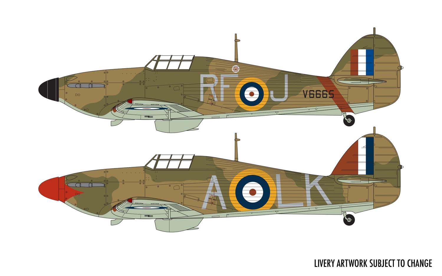 Airfix Airfix 1/48 Hawker Hurricane Mk.1 A05127A - Aircraft Kits