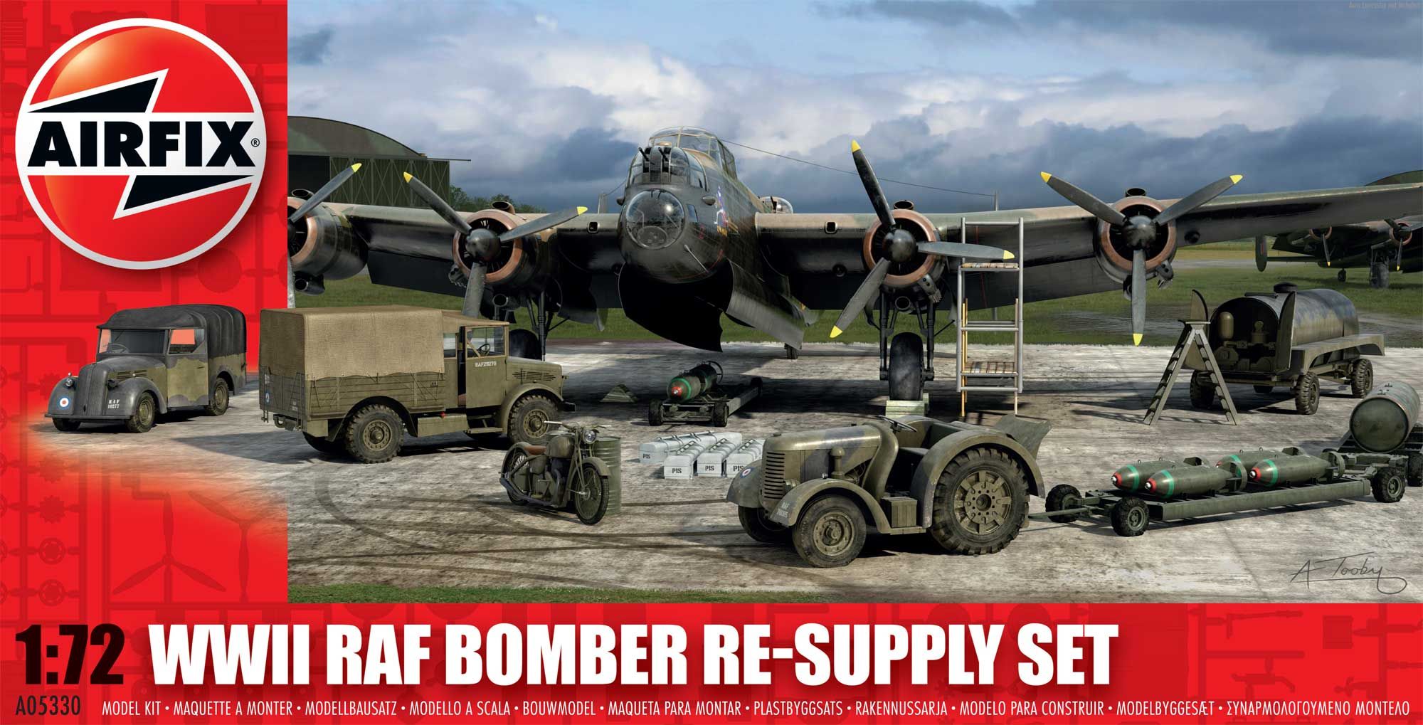 Airfix 1/72 Wwii Raf Bomber Re-Supply Set A05330