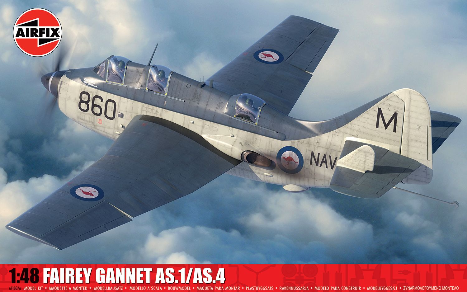 Airfix Fairey Gannet As.1/As.4 Export Schemes A11007A