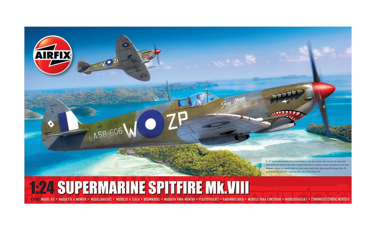 Airfix 1/24 Supermarine Spitfire Mk.VIII A17002 1