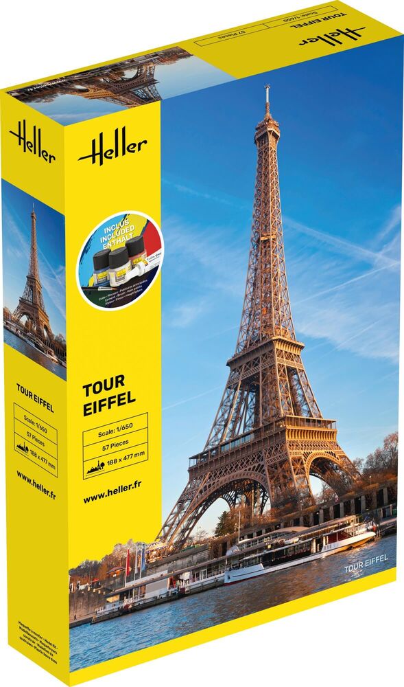 Heller 1:650 Gift Set - Eiffel Tower