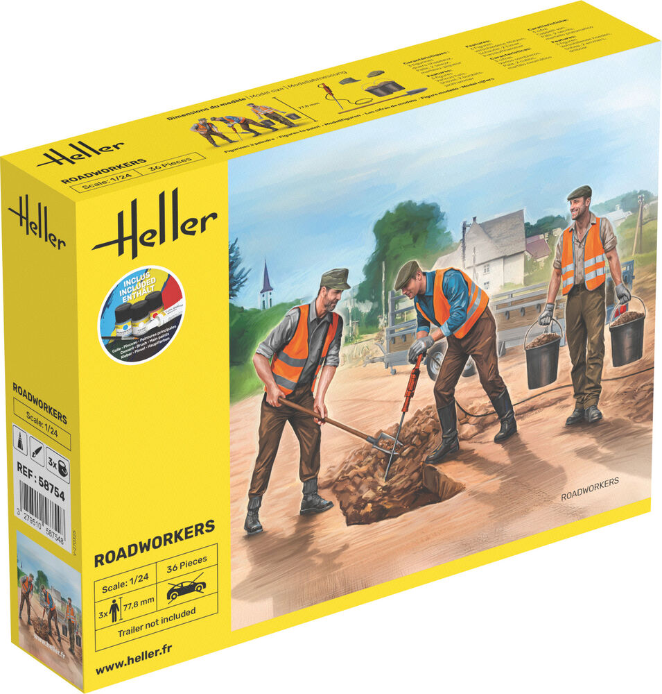 Heller 1:24 Gift Set - Road Workers