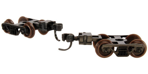 Atlas 70t Roller Bearing Trucks w/Extended Couplers (1pr) AL22081