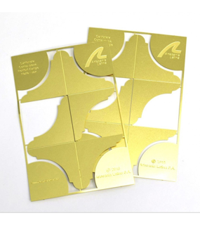 Artesania Set 4 Brass Corner Edge Guard Nº 2 AL27316
