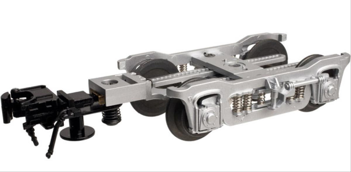 Atlas O 3 Rail CZ Streamlined Passenger Car Trucks Silver AL66037