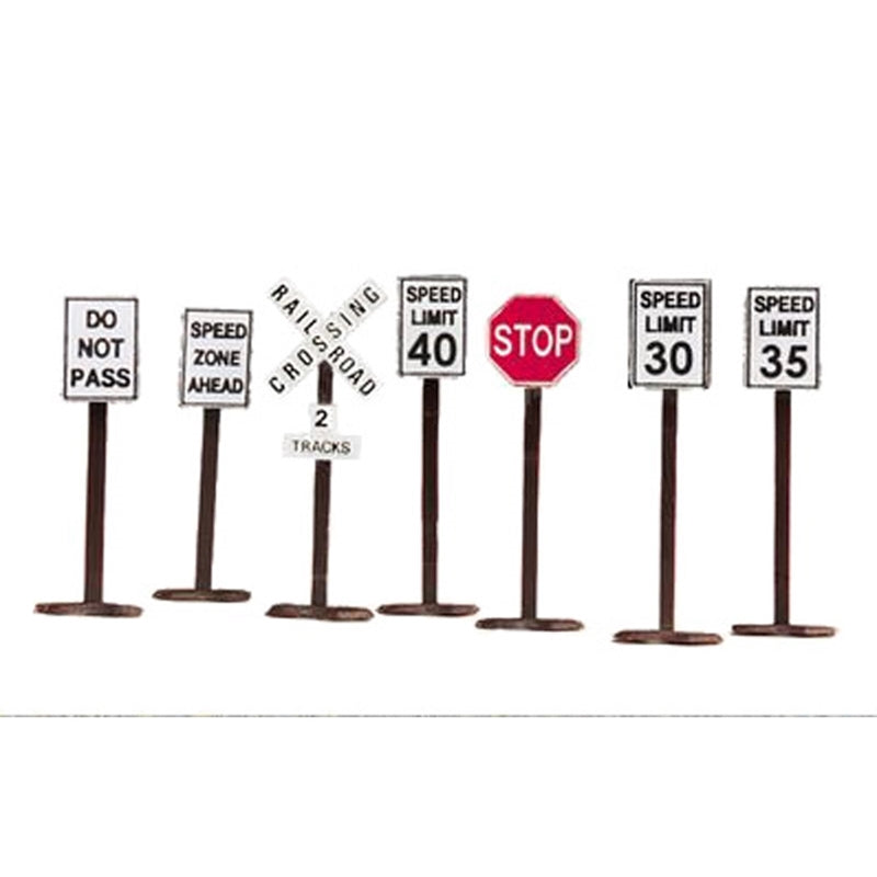 Atlas O Road Sign Set 7pcs AL66913