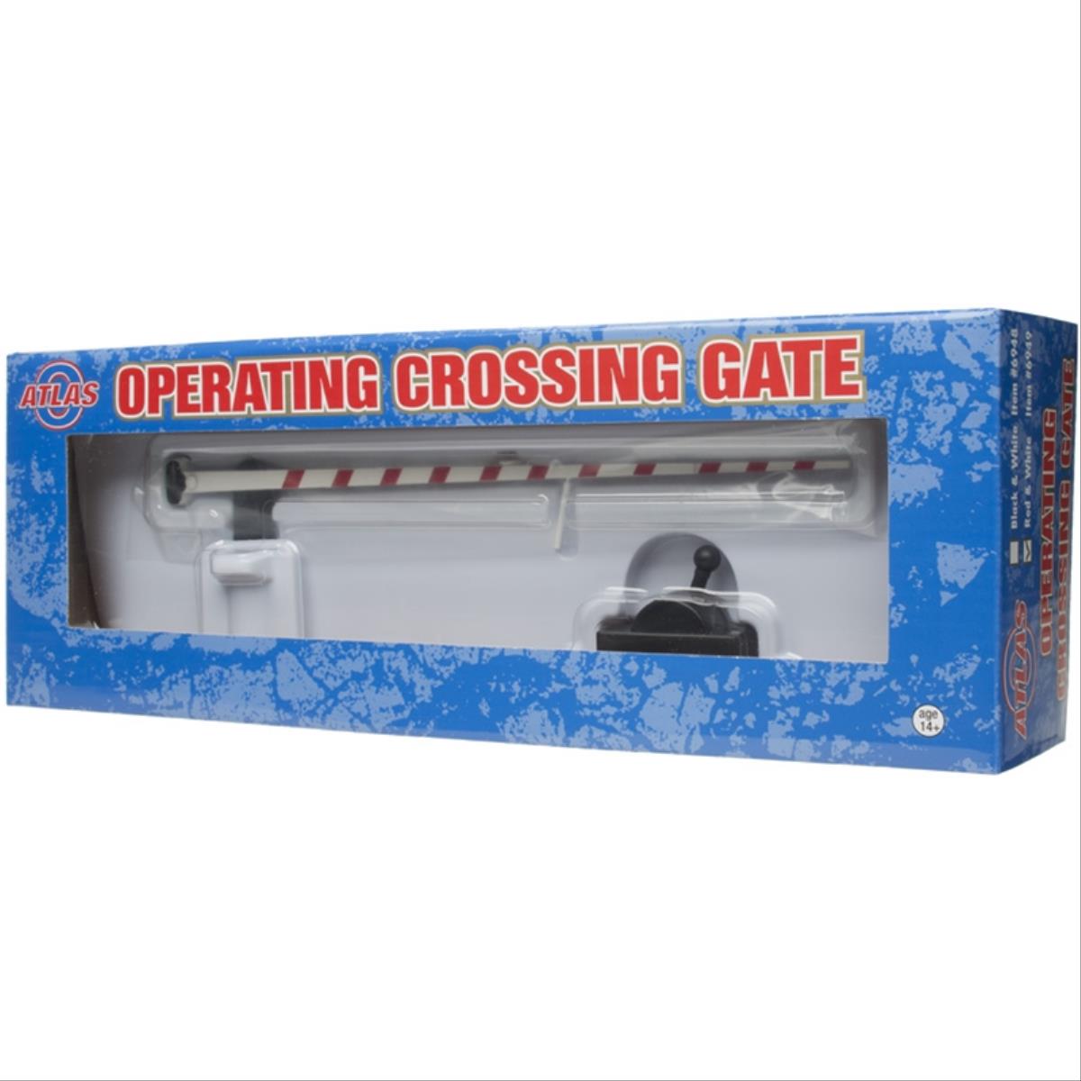 Atlas O Operating Crossing Gate (Red/White) AL6949