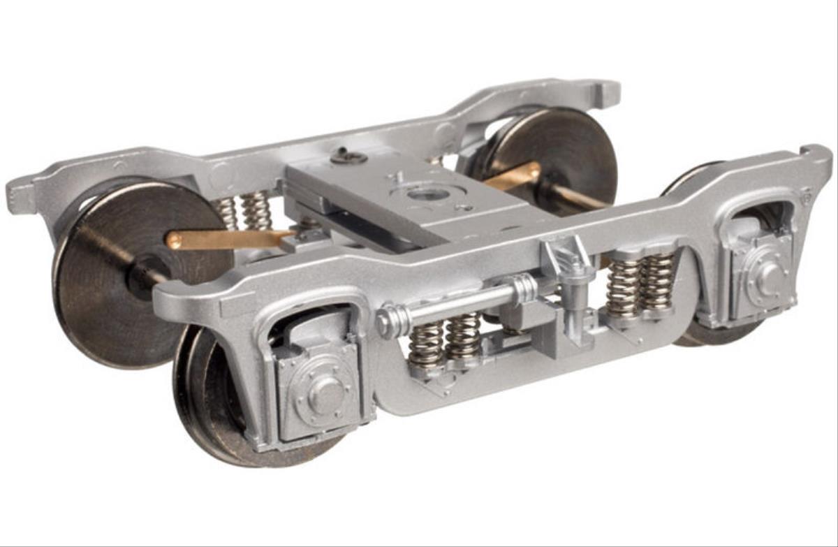 Atlas O Streamlined Passenger Car Trucks - CZ 2 Rail Silver AL7070