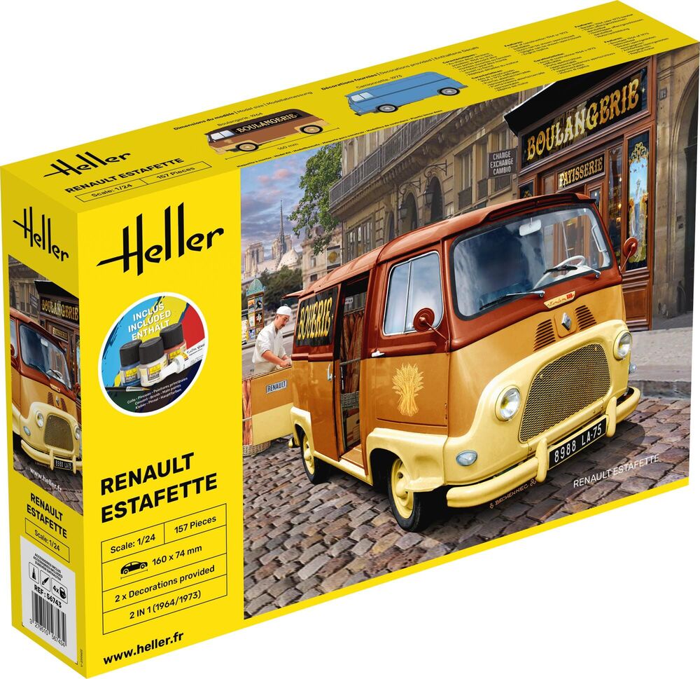 Heller 1:24 Gift Set - Renault Estafette