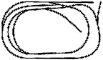 Atlas HO-15 Code 100 Layout Minimum Size Twice Around ALK10015