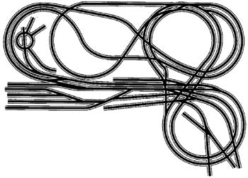 Atlas HO-36 Code 100 Layout Oregon Pass Line ALK10036
