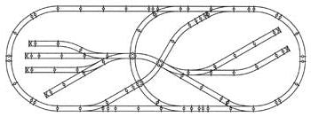 Atlas TT-8 True-Track Code 83 Layout Jesseville Junction ALK10044-TT