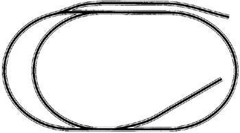Atlas N-2 Code 80 Layout Loop w/Passing Track & Sidings ALK11002