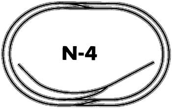Atlas N-4 Code 80 Layout Double Track Loop w/Siding ALK11004