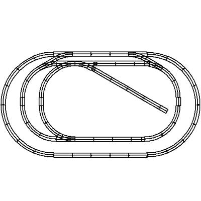 Atlas O 3 Rail 21st Century Layout Package Detroit Western ALO-10