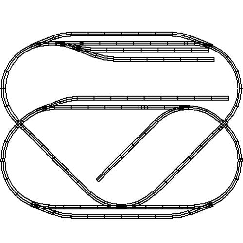 Atlas O 3 Rail 21st Century Layout Package Cloverleaf Junction ALO-11