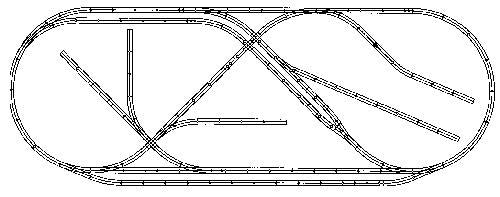 Atlas O 3 Rail 21st Century Layout Package Chesapeake Crossing ALO-28