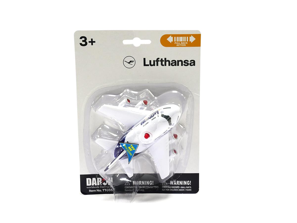 Aviation Toys Aviation Toys Pullback Plane Lufthansa ATTT-055