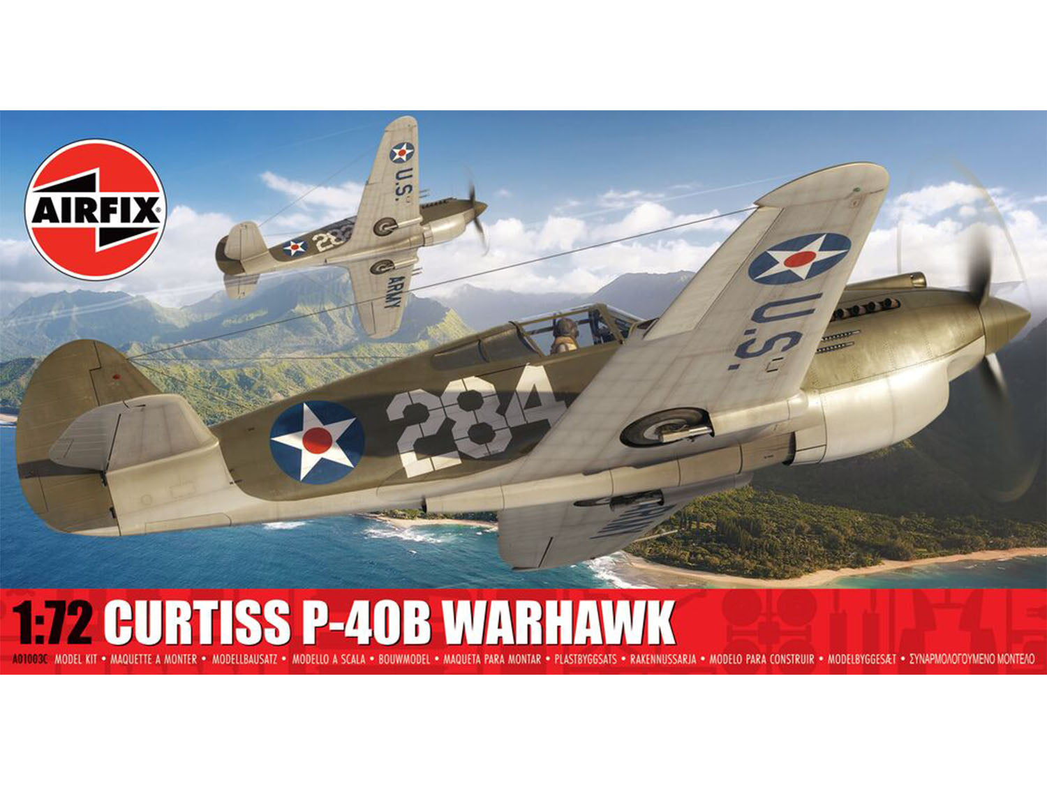 Airfix Curtiss P-40B Warhawk A01003C