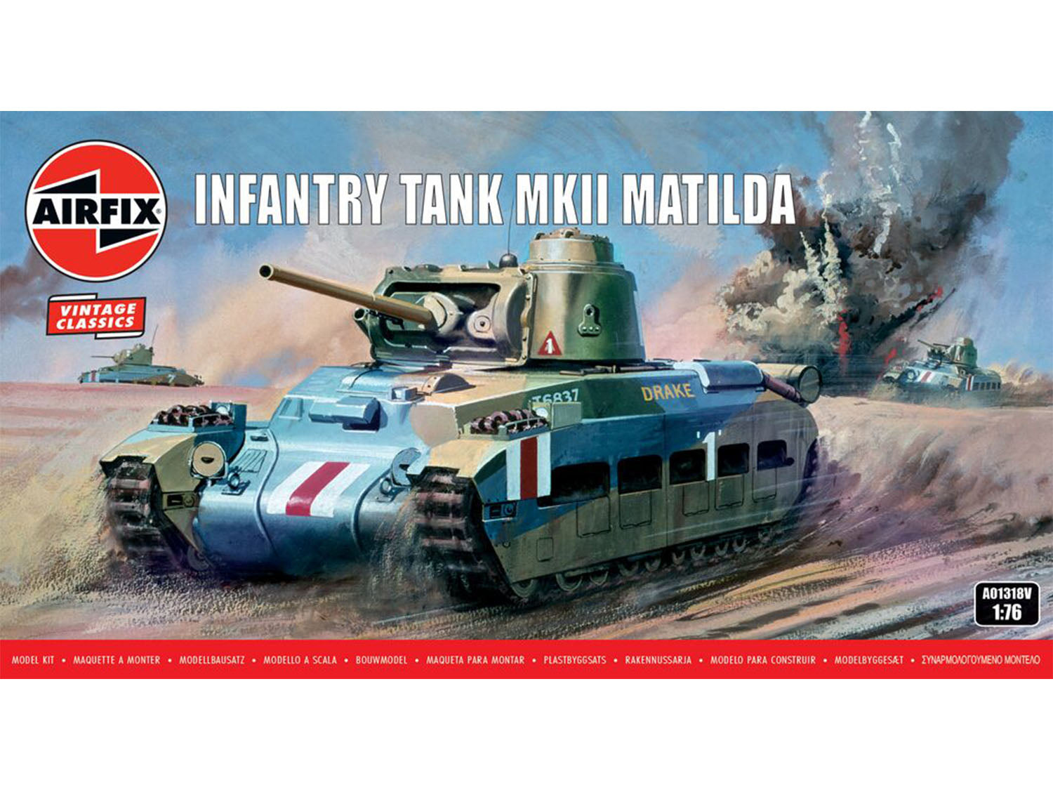 Airfix Matilda Tank A01318V