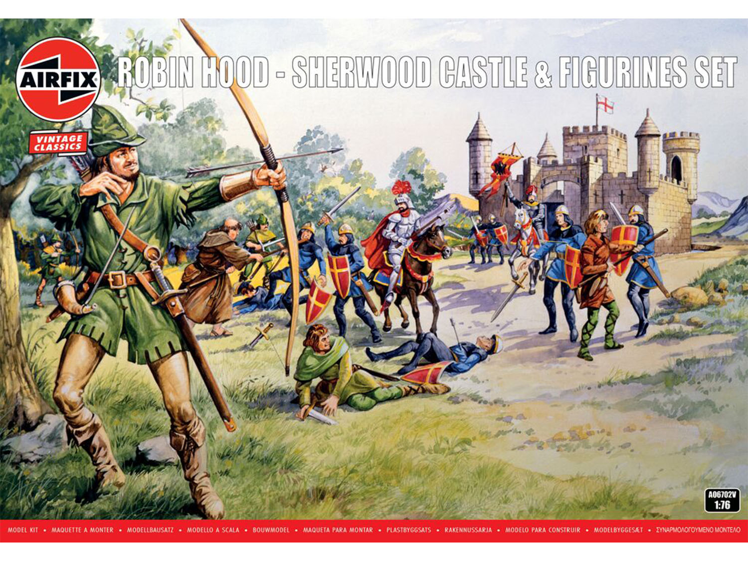 Airfix Robin Hood - Sherwood Castle & Figurines Set A06702V