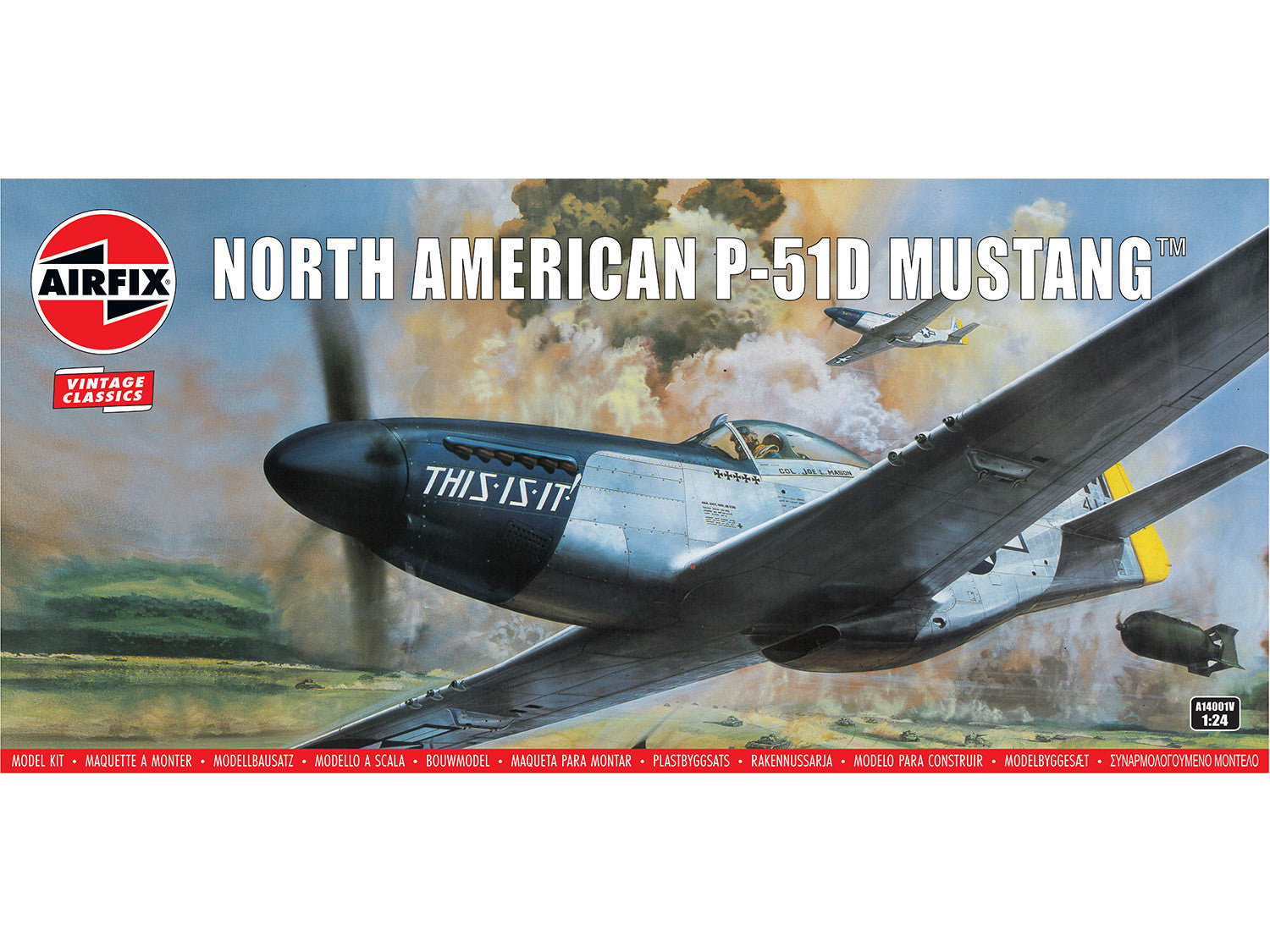 Airfix 1/24 US North American P-51D Mustange A14001V 1