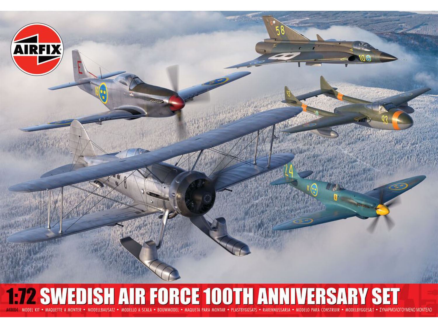 Airfix Swedish Air Force 100Th Anniversary Set A40004