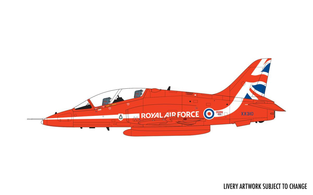 Airfix 1/72 Starter Set Red Arrows Hawk A55002