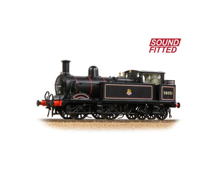 Branchline MR 1532 (1P) Tank 58051 BR Lined Black (Early Emblem) 31-742ASF - Locomotives