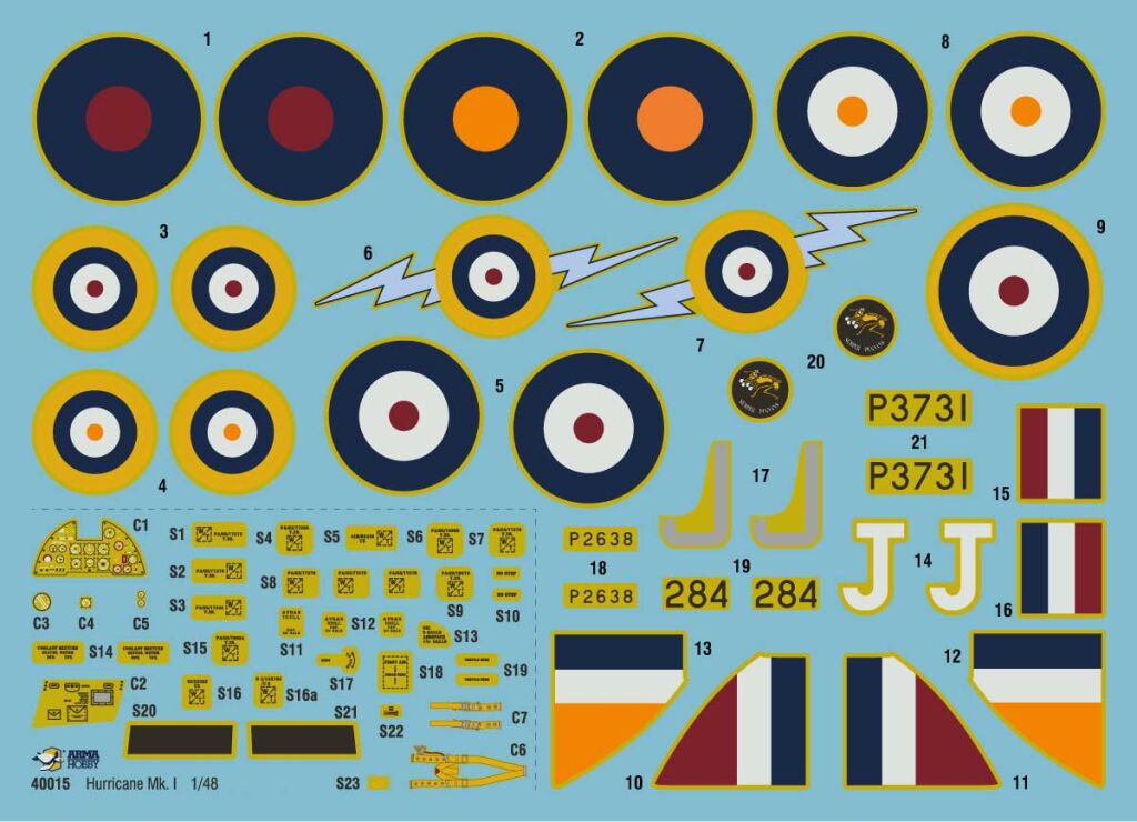 Hawker Hurricane Mk.I trop 1/48 Arma Hobby