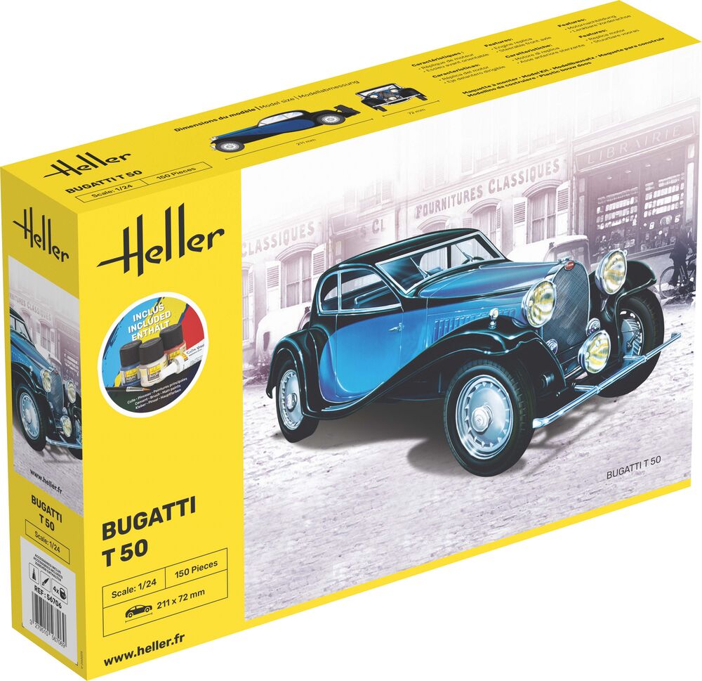 Heller 1:24 Gift Set - Bugatti T.50