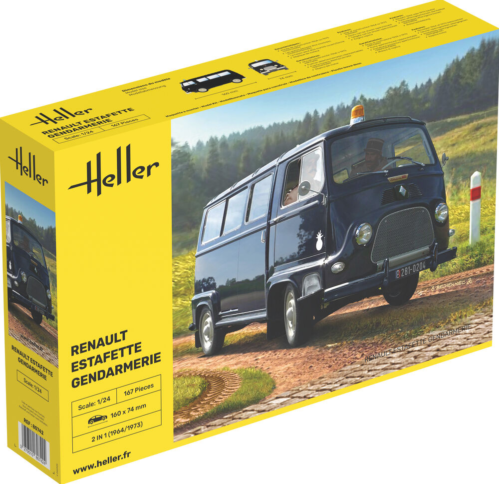 Heller 1:24 - Renault Estafette Gendarmerie