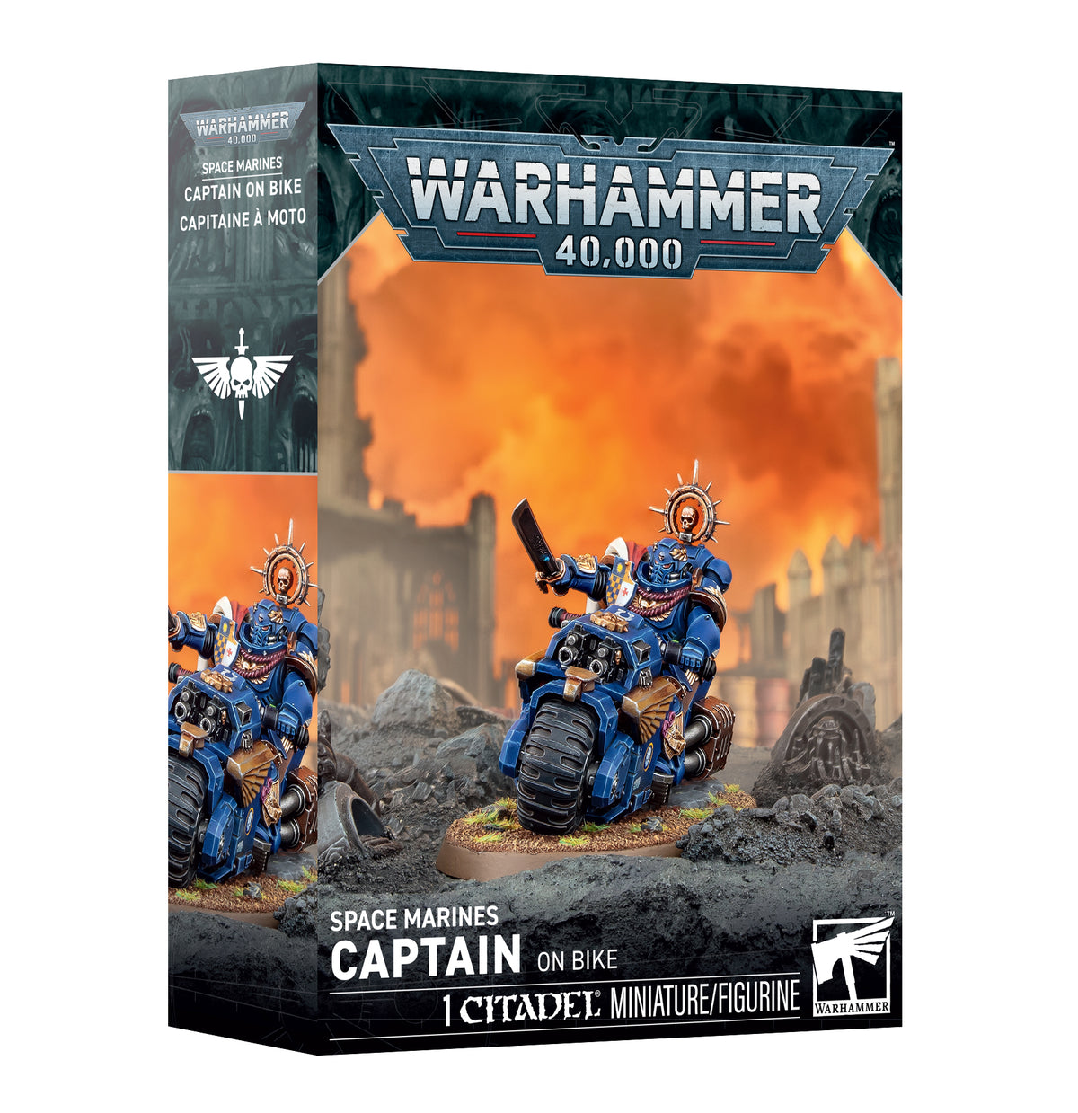 SPACE MARINES: CAPTAIN ON BIKE 48-113 - Warhammer 40K