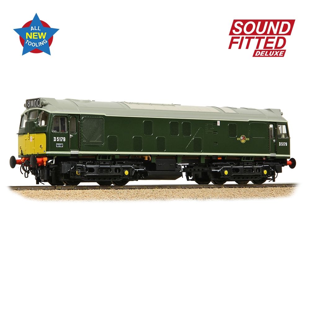 Branchline Class 25/1 D5179 BR Green (Small Yellow Panels) 32-343ASF