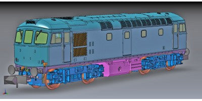 Dapol Class 33 056 'The Burma Star' BR Blue FYE (DCC-Fitted) DA2D-001-011D