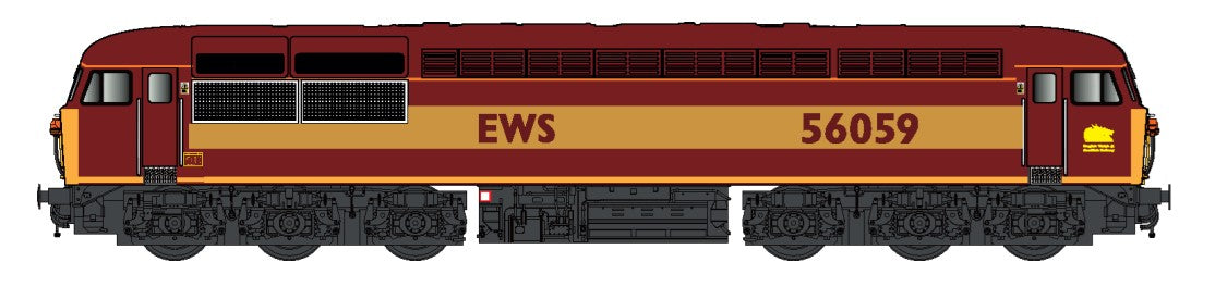 Dapol Class 56 059 EWS DA2D-004-013