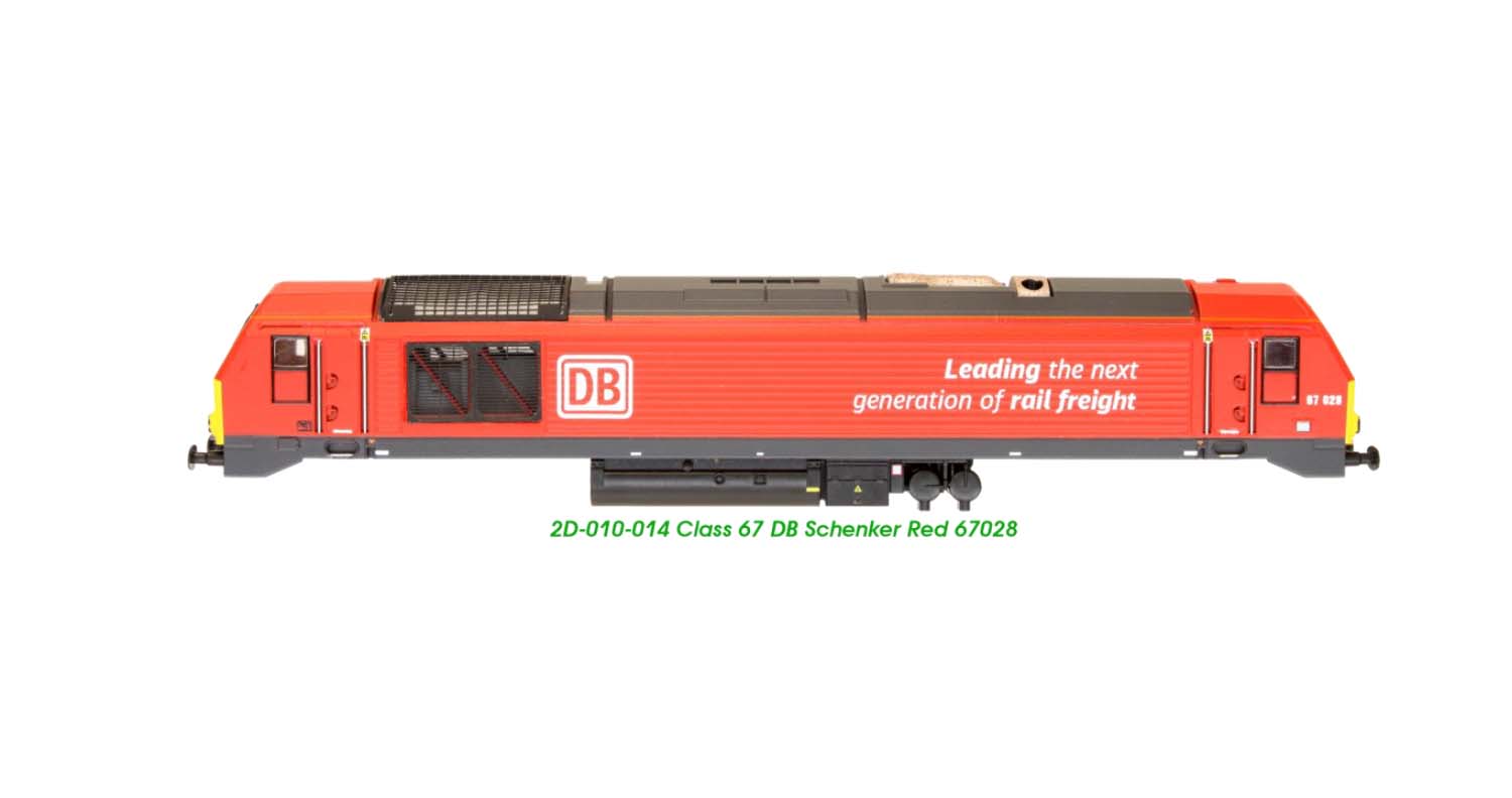 Dapol Class 67 028 DB Schenker Red (DCC-Fitted) DA2D-010-014D