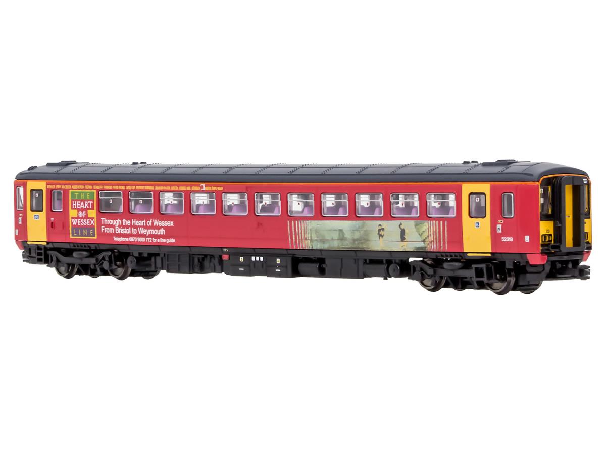 Dapol Class 153 318 Wessex Trains Pink DA2D-020-006
