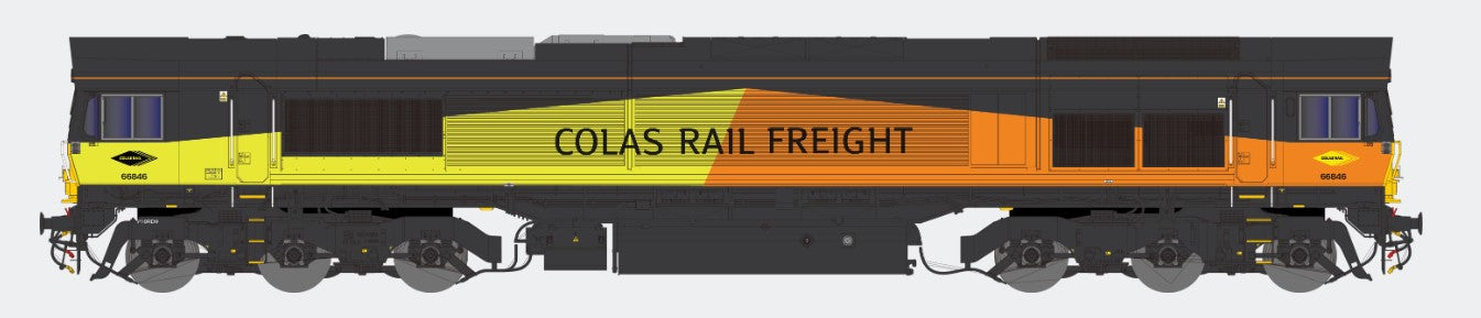 Dapol Class 66 846 Colas Rail Freight (DCC-Fitted) DA2D-066-009D